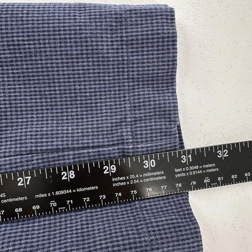 Banana Republic Mens Pants Aiden Fit Chino 34x31 Navy‎ Blue Cotton Preppy Casual